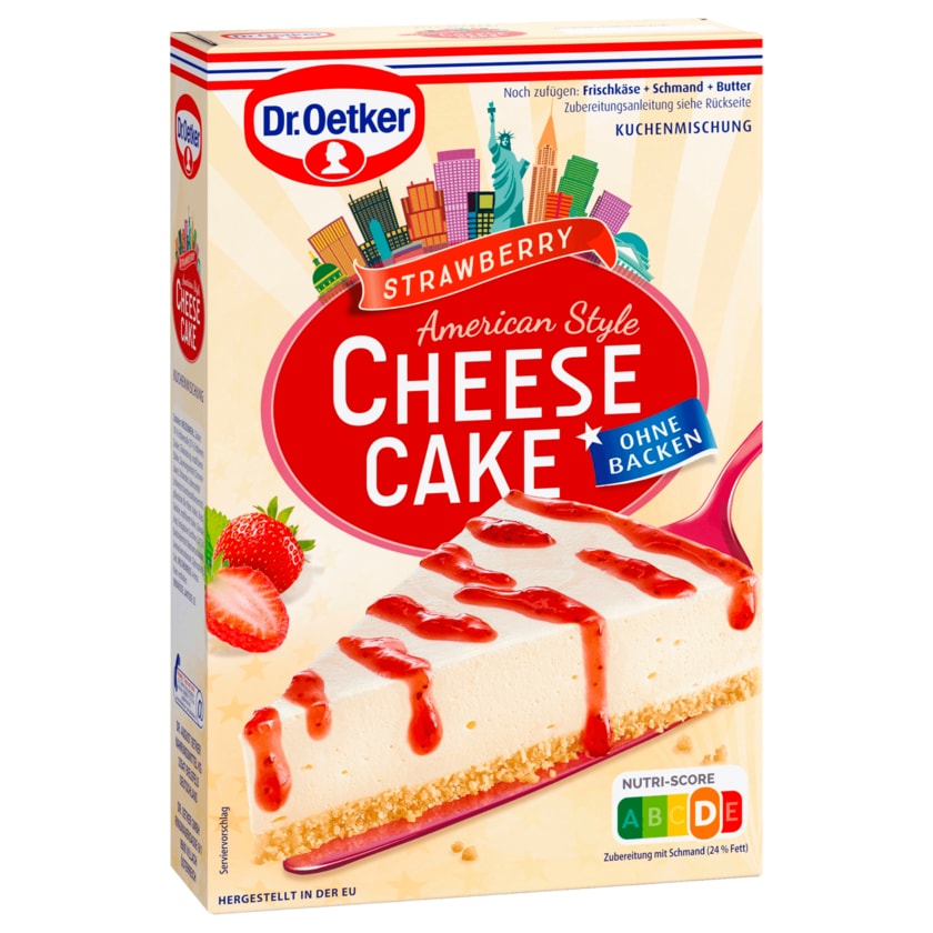 Dr. Oetker Cheese Cake Strawberry Backmischung 320g